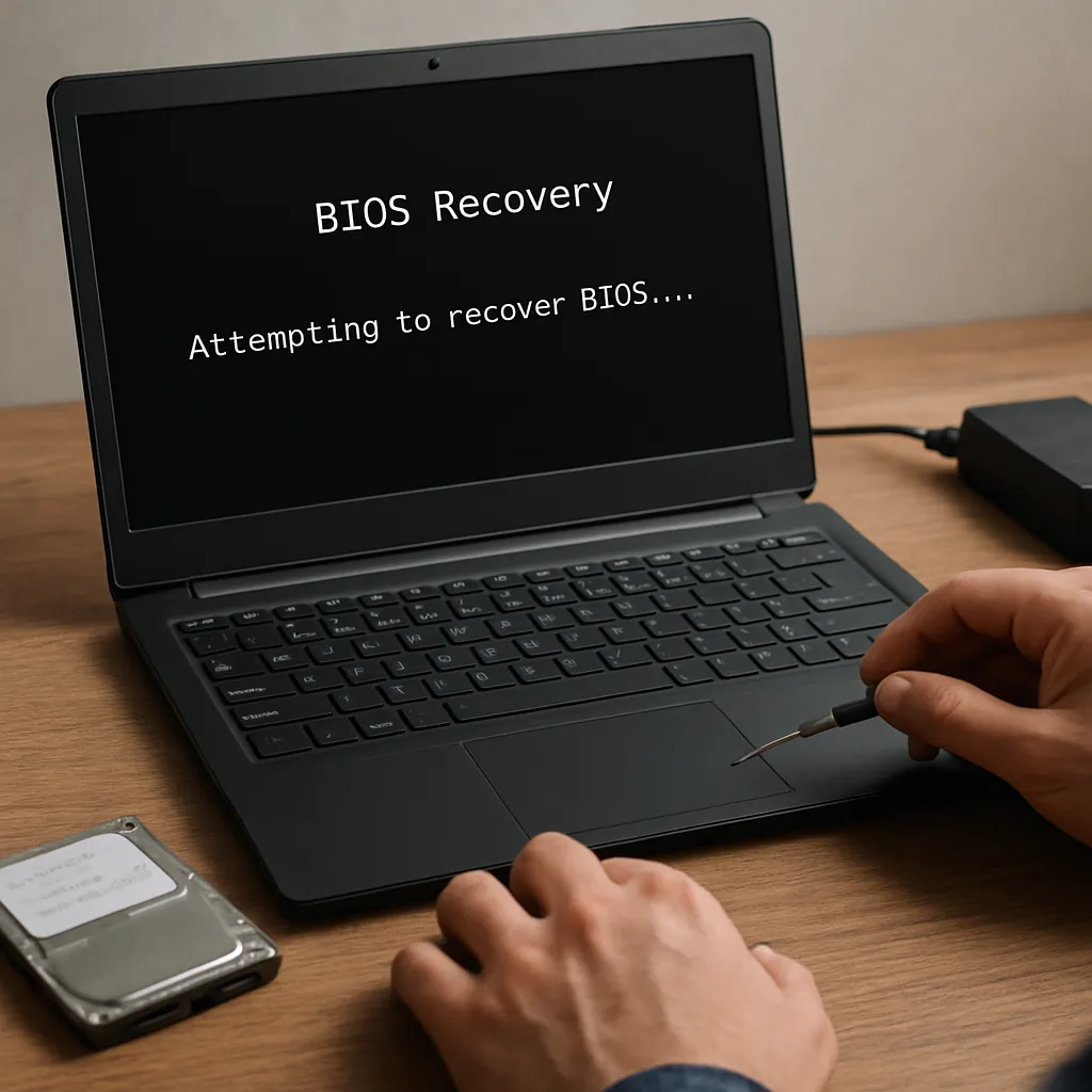 Co to jest BIOS Recovery i jak naprawić laptop po błędzie startowym.