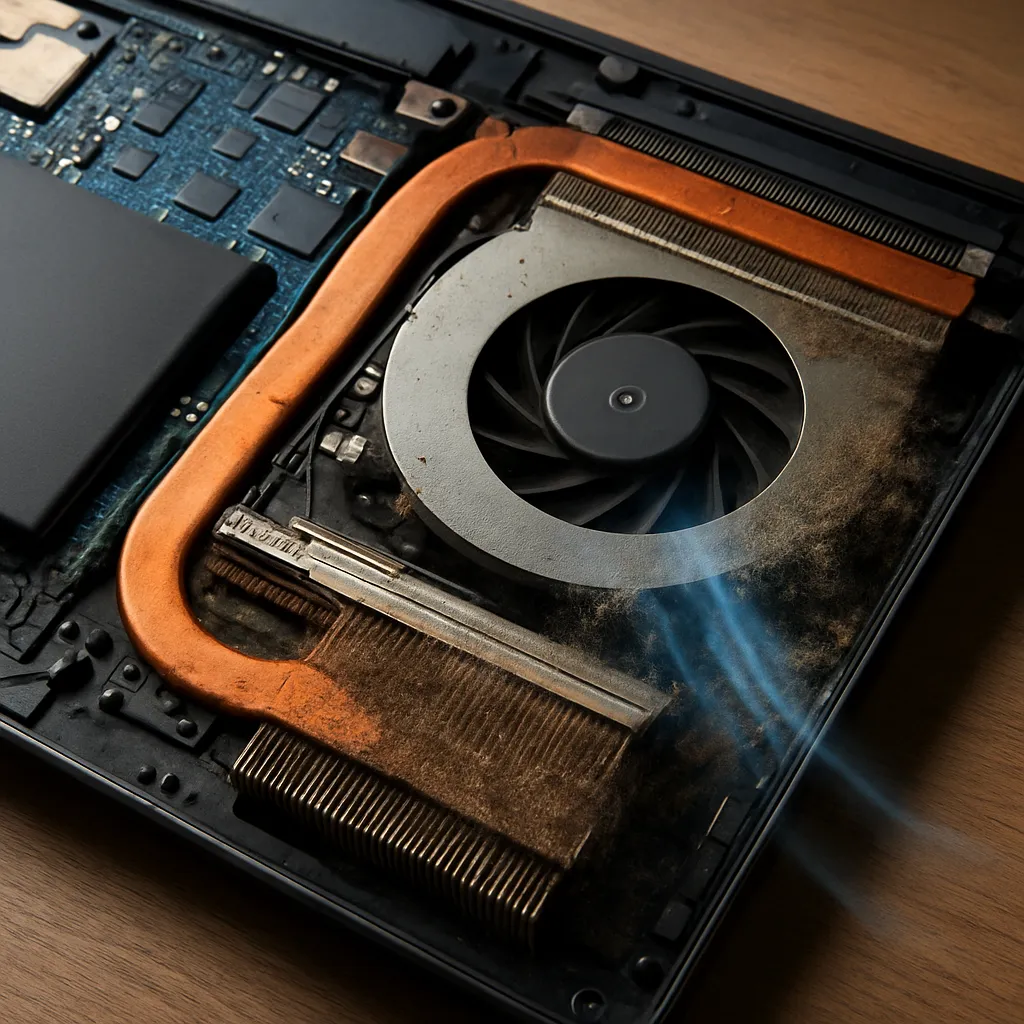 Jak działa chłodzenie w laptopie i kiedy wymaga czyszczenia.