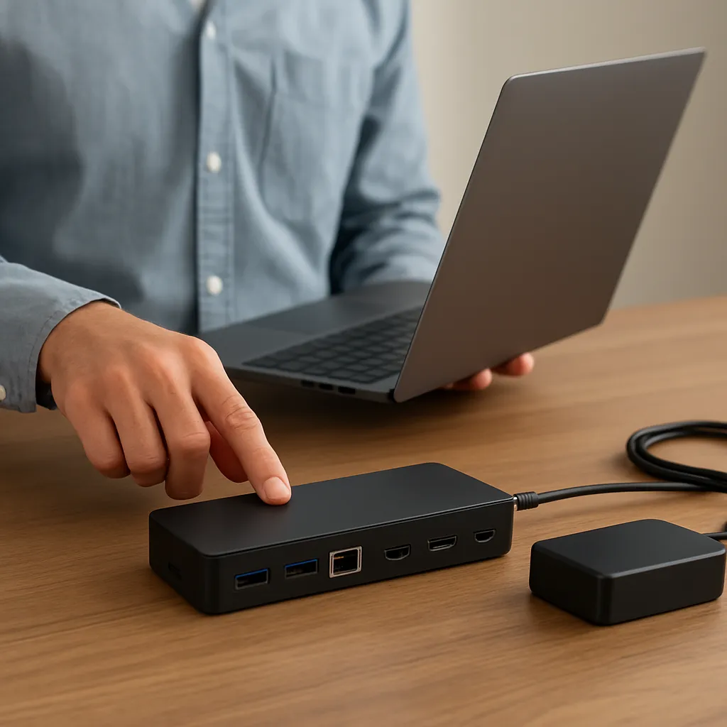 Jak wybrać stację dokującą do laptopa.