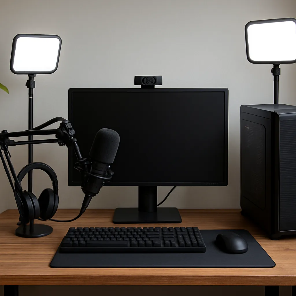 Jak zbudować stanowisko do streamingu – komputer, audio, światło.