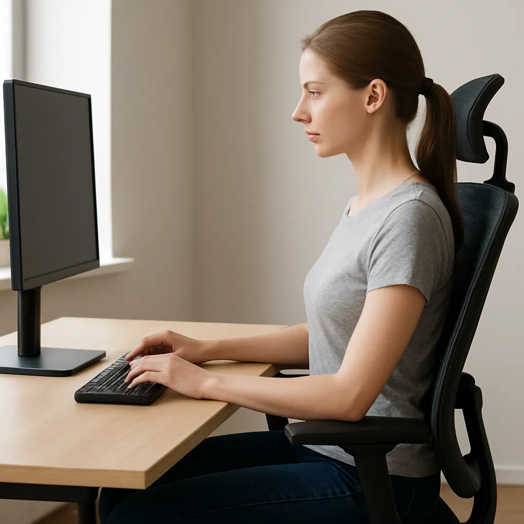 Jak ustawić ergonomiczne stanowisko komputerowe.